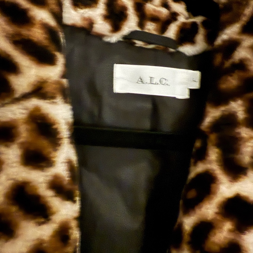 ALC LEOPARD GRANT SHEARLING JACKET - image 4